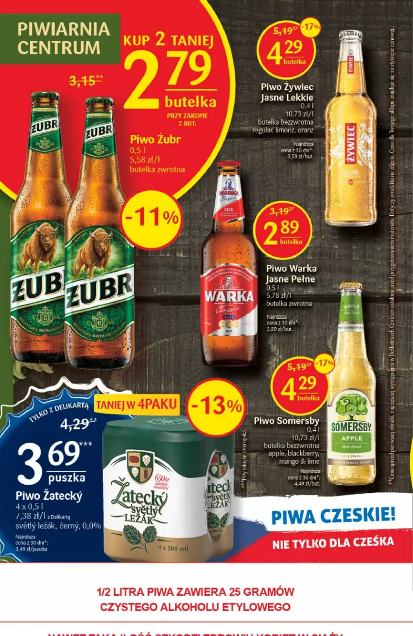 Gazetka promocyjna Delikatesy Centrum - Gazetka DC04 - ważna 26.01 do 01.02.2023 - strona 28 - produkty: Fa, Gra, Lack, Piwa, Piwo, Rum, Somersby, Warka