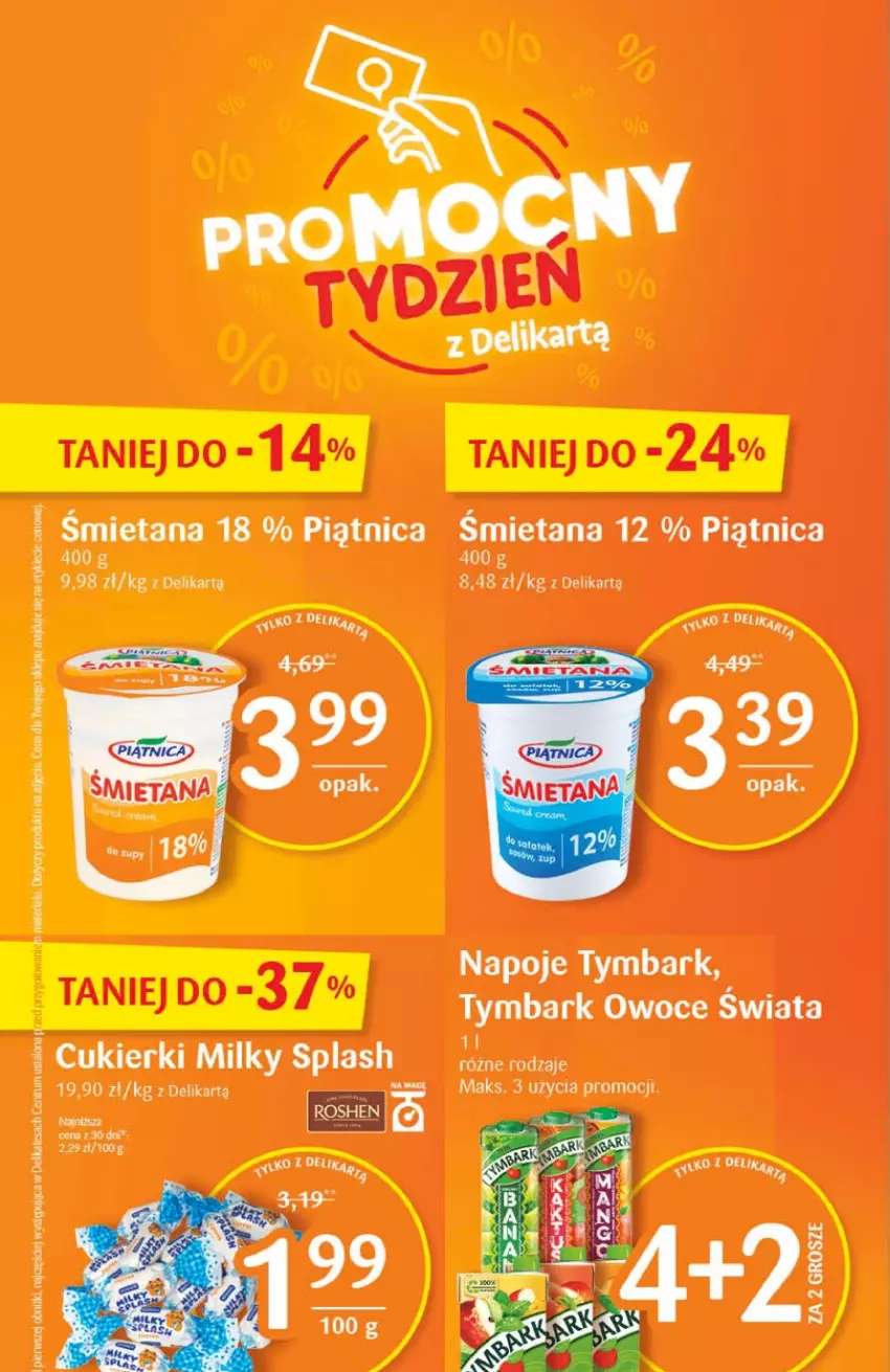 Gazetka promocyjna Delikatesy Centrum - Gazetka DC04 - ważna 26.01 do 01.02.2023 - strona 4 - produkty: Cukier, Cukierki, Napoje, Owoce, Piątnica, Rum, Tymbark