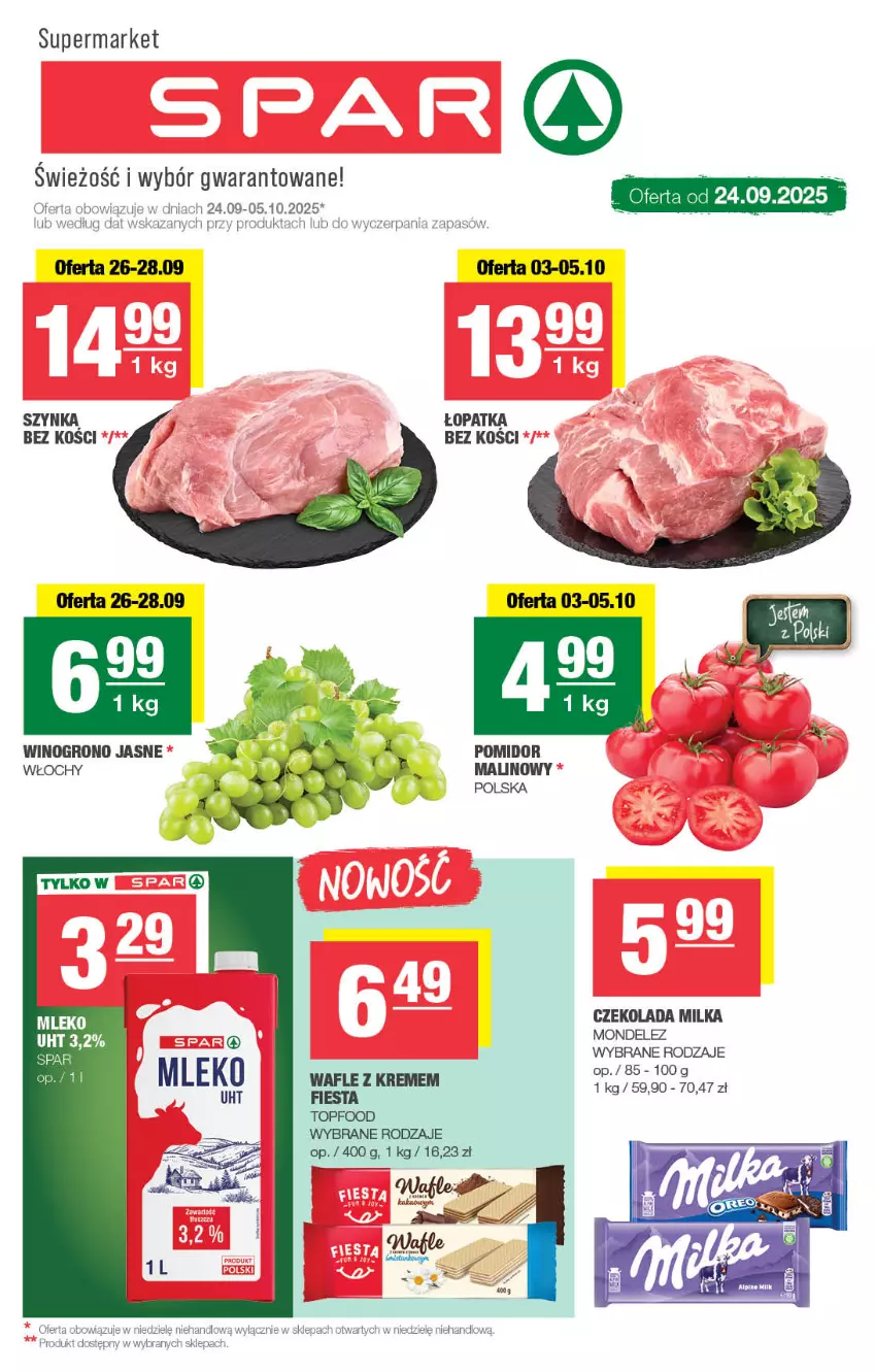 Gazetka promocyjna Spar - Spar - ważna 22.09 do 02.10.2025 - strona 1