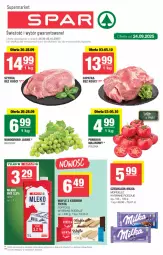 Gazetka promocyjna Spar - Spar - Gazetka - ważna od 02.10 do 02.10.2025 - strona 1 - produkty: Top, Wafle, Szynka, Czekolada, Wino, Milka, Mleko