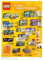 Gazetka promocyjna Carrefour - Gazetka Dzień Dziecka - Gazetka - ważna od 01.06 do 01.06.2021 - strona 5 - produkty: Minecraft, Por, Samochód, LEGO Minecraft, Pociąg, LEGO Friends, LEGO Technic, Tran, LEGO, Sport, Posterunek policji, LEGO City, Klocki, LEGO Duplo, Traktor