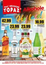 Gazetka promocyjna Topaz - Gazetka - Gazetka - ważna od 31.07 do 31.07.2024 - strona 1 - produkty: Soplica, Johnnie Walker, Napój