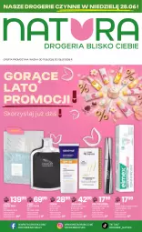 Gazetka promocyjna Drogerie Natura - Gazetka Drogerie Natura - Gazetka - ważna od 06.07 do 06.07.2026 - strona 1 - produkty: Woda perfumowana, Ser, Rum, Gra, Jaguar, Perfum, Pasta do zębów, KOBO, Tusz, Lack, Serum, Woda toaletowa, Elmex, Woda, Fa