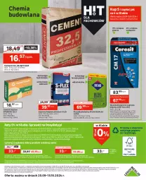 Gazetka promocyjna Leroy Merlin - Gazetka Leroy Merlin - Gazetka - ważna od 15.10 do 15.10.2024 - strona 26 - produkty: Top, Sok, Papier, Geoflex, Kosz, Klej, LANA, Zaprawa klejowa, Sprzedawcy, Cement, Fa