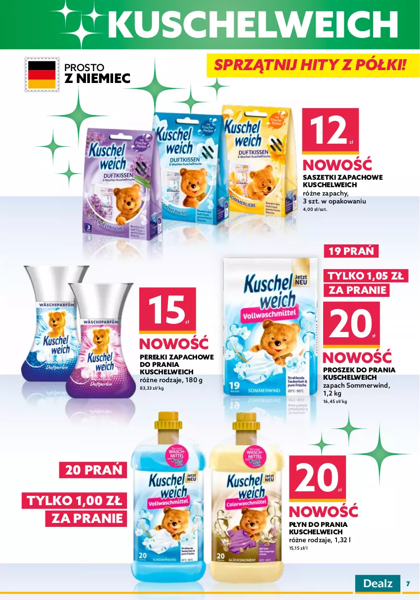 Gazetka promocyjna Dealz - NOWA GAZETKADEALMAGEDON! ATAK NISKICH CEN! - ważna 24.08 do 06.09.2022 - strona 7 - produkty: Moments, Perełki zapachowe, Płyn do płukania, Płyn do prania, Proszek do prania