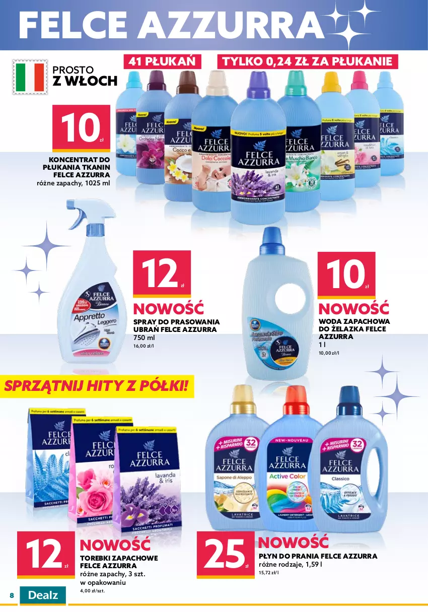 Gazetka promocyjna Dealz - NOWA GAZETKADEALMAGEDON! ATAK NISKICH CEN! - ważna 24.08 do 06.09.2022 - strona 8 - produkty: Odświeżacz powietrza, Odtłuszczacz, Płyn do mycia, Płyn do mycia podłóg, Płyn do prania, Woda