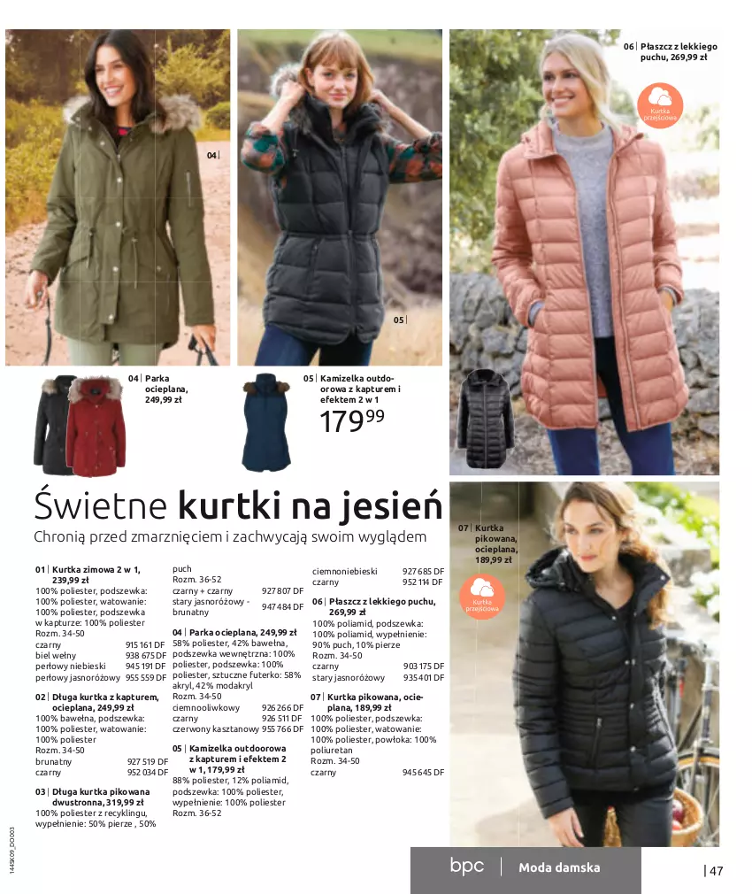 Gazetka promocyjna Bonprix - WOLNE CHWILE W WIELKIM STYLU - ważna 02.11.2021 do 28.02.2022 - strona 49 - produkty: Kamizelka, Kurtka, Kurtka z kapturem, LANA, Moda, Parka, Płaszcz, Wełna