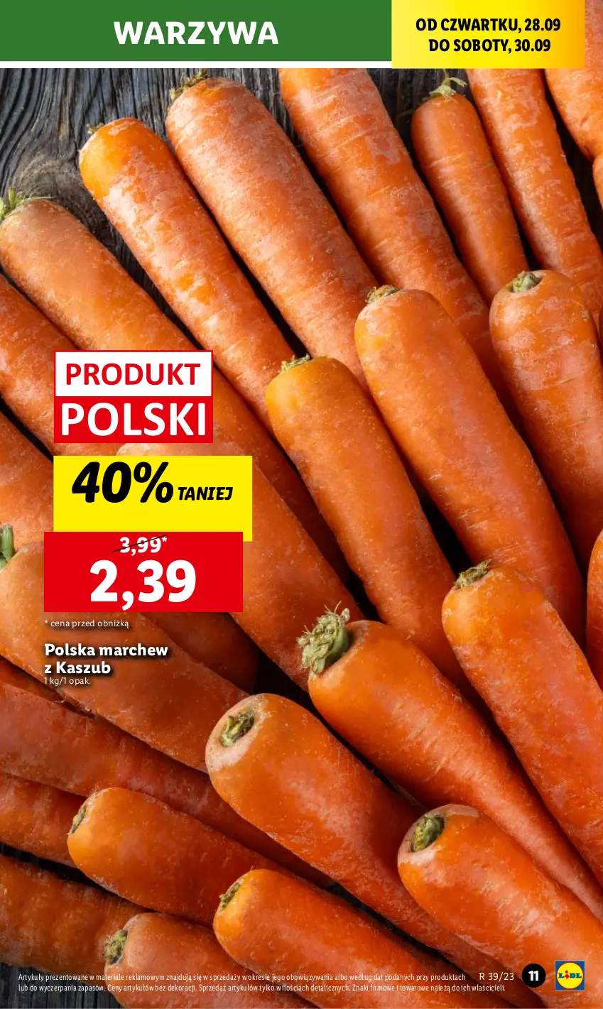 Gazetka promocyjna Lidl - GAZETKA - ważna 28.09 do 30.09.2023 - strona 23 - produkty: Warzywa