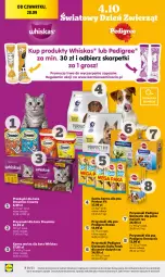 Gazetka promocyjna Lidl - GAZETKA - Gazetka - ważna od 30.09 do 30.09.2023 - strona 47 - produkty: Przekąski dla kota, Whiskas, Przysmaki, Pedigree, Sucha karma