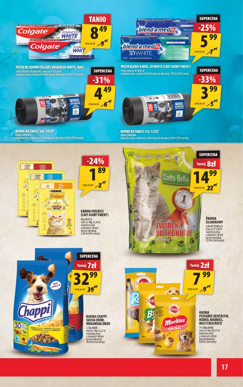 Gazetka promocyjna Arhelan - Gazetka - ważna 23.05 do 01.06.2025 - strona 17 - produkty: Chappi, Drób, Fa, Friskies, Isla, LG, Mars, Pedigree, Tera, Wołowina