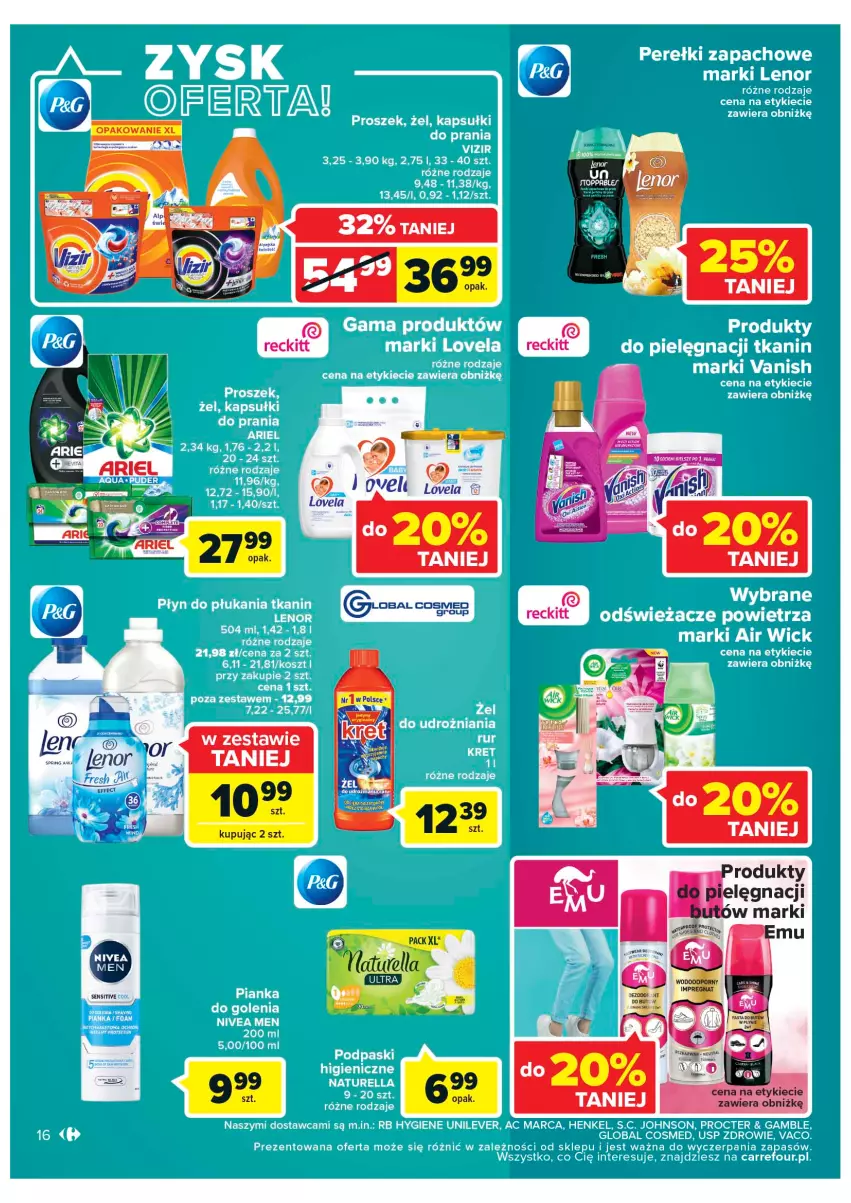 Gazetka promocyjna Carrefour - Gazetka Market Zyskoteka - ważna 18.10 do 22.10.2022 - strona 16 - produkty: Lovela