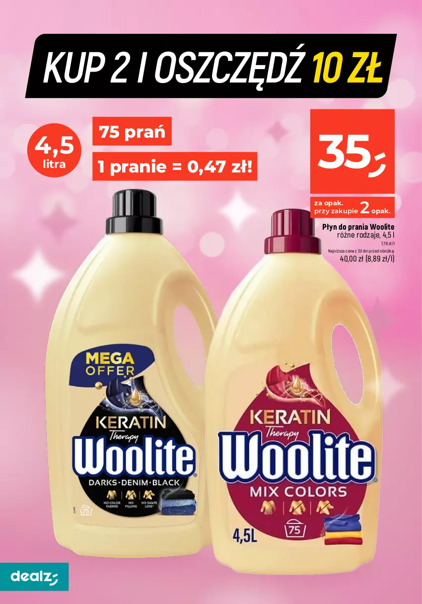 Gazetka promocyjna Dealz - MAKE A DEALZ - ważna 02.01 do 10.01.2024 - strona 10 - produkty: Ariel, Płyn do prania, Pralki, Proszek do prania, Pur, Woolite