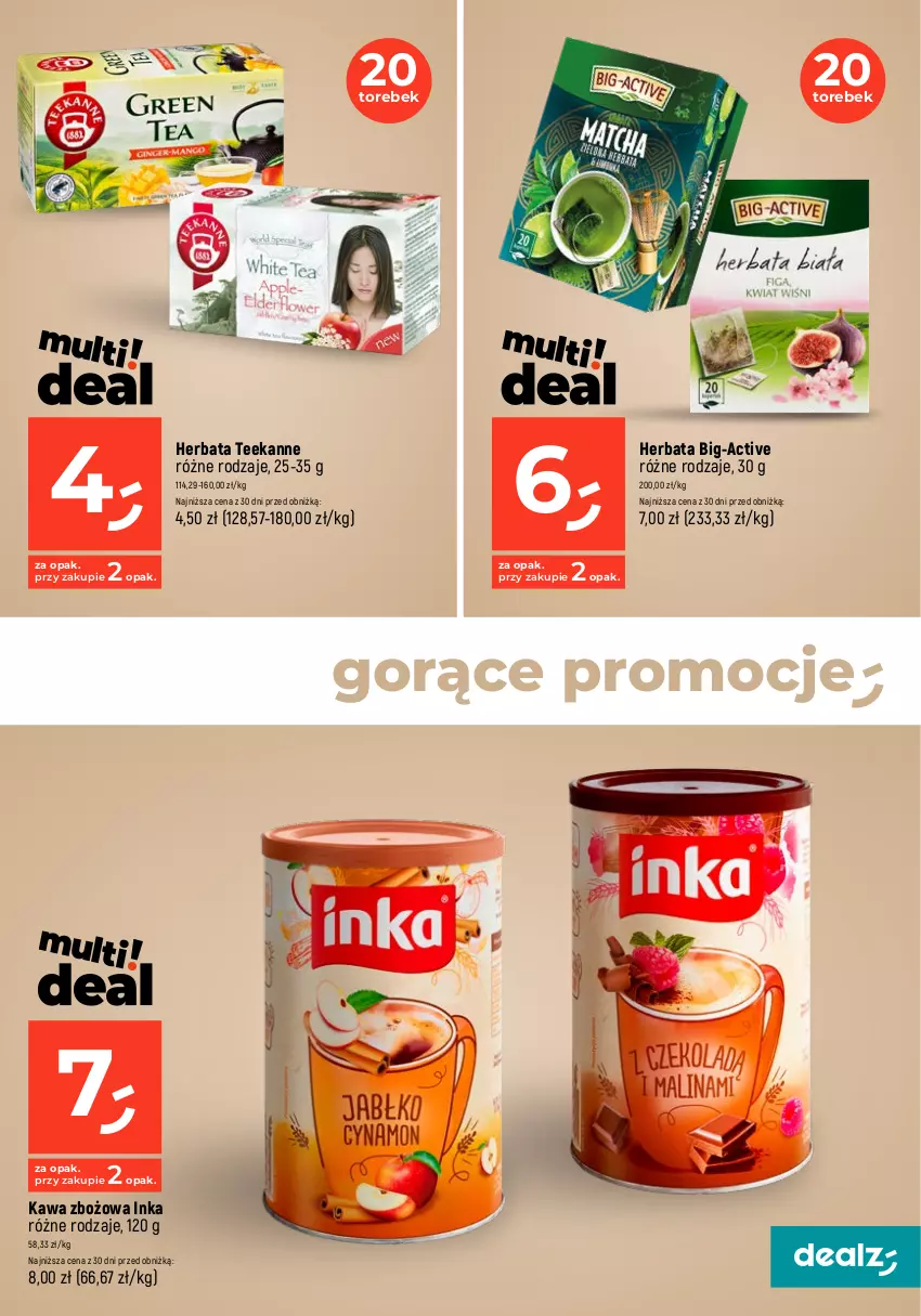 Gazetka promocyjna Dealz - MAKE A DEALZ - ważna 02.01 do 10.01.2024 - strona 29 - produkty: Fa, Gimoka, Gra, Herbata, Inka, Kawa, Kawa zbożowa, Kawa ziarnista, Teekanne