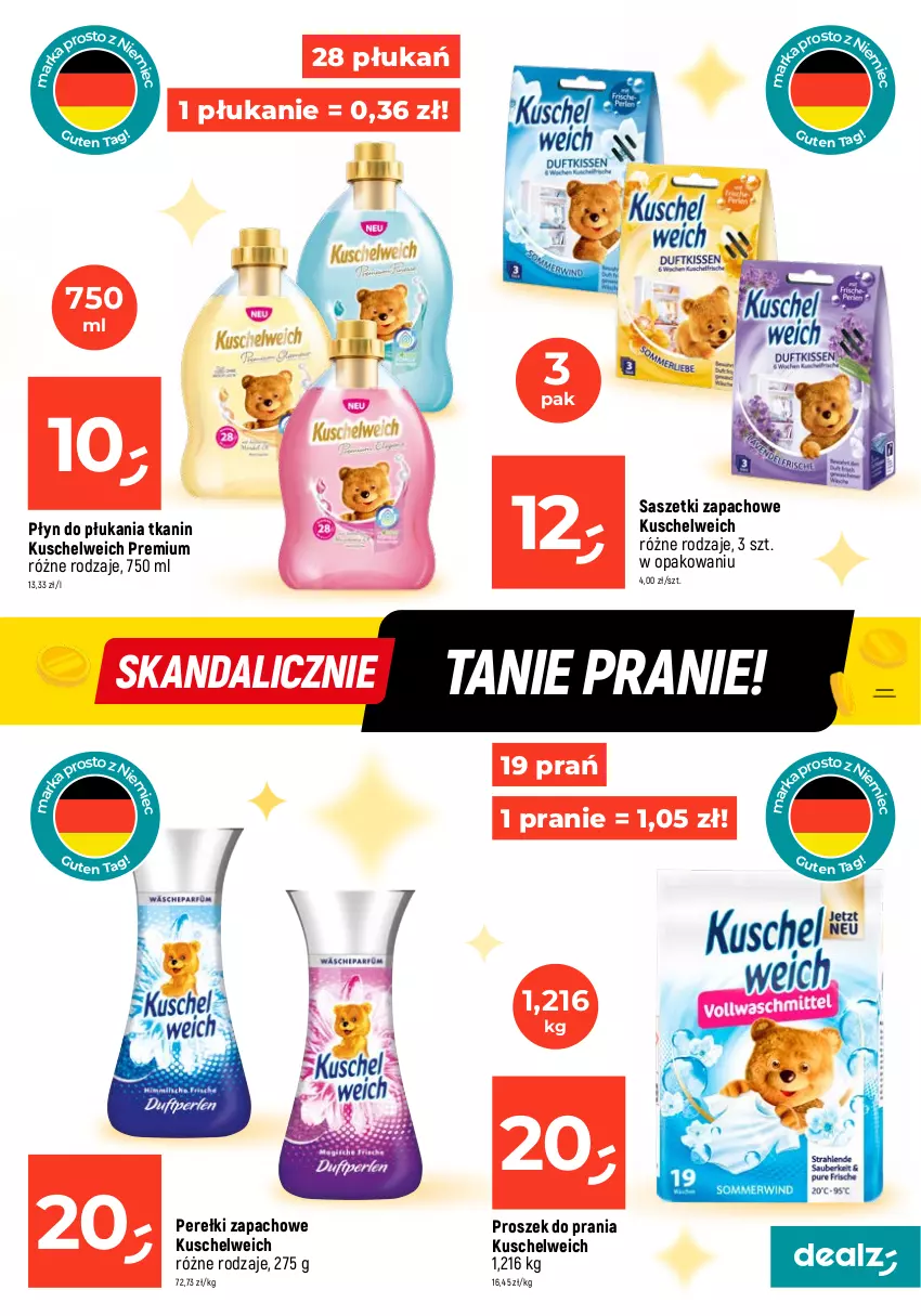 Gazetka promocyjna Dealz - MAKE A DEALZ - ważna 02.01 do 10.01.2024 - strona 9 - produkty: Chusteczki, Lenor, Perełki zapachowe, Płyn do płukania, Proszek do prania