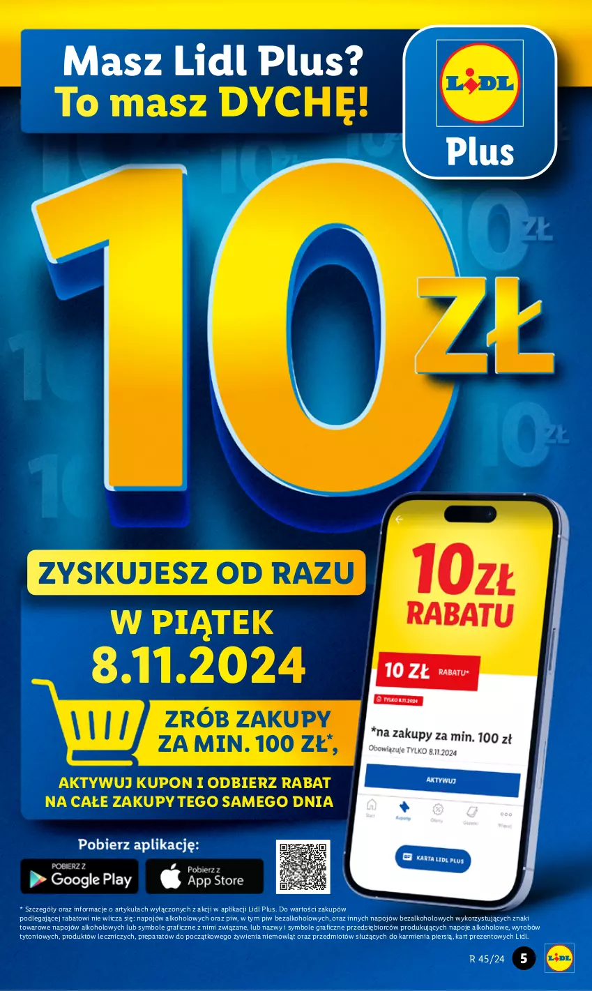 Gazetka promocyjna Lidl - GAZETKA - ważna 07.11 do 09.11.2024 - strona 5 - produkty: Gra, Karmi, Napoje, Znicz