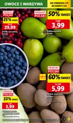 Gazetka promocyjna Lidl - GAZETKA - Gazetka - ważna od 09.11 do 09.11.2024 - strona 25 - produkty: Warzywa, Ziemniaki, Gruszki, Owoce