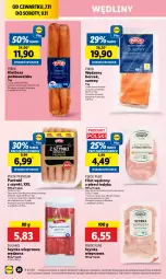 Gazetka promocyjna Lidl - GAZETKA - Gazetka - ważna od 09.11 do 09.11.2024 - strona 28 - produkty: Pur, Szynka wieprzowa, Parówki, Parówki z szynki, Kiełbasa podwawelska, Dulano, Wawel, Szynka, PIKOK, Boczek, Kiełbasa