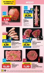 Gazetka promocyjna Lidl - GAZETKA - Gazetka - ważna od 09.11 do 09.11.2024 - strona 30 - produkty: Kurczak, Polędwica, Mięso mielone, Szynka wieprzowa, Hamburger, Stek, Lack, Szynka, Burger, Mięso