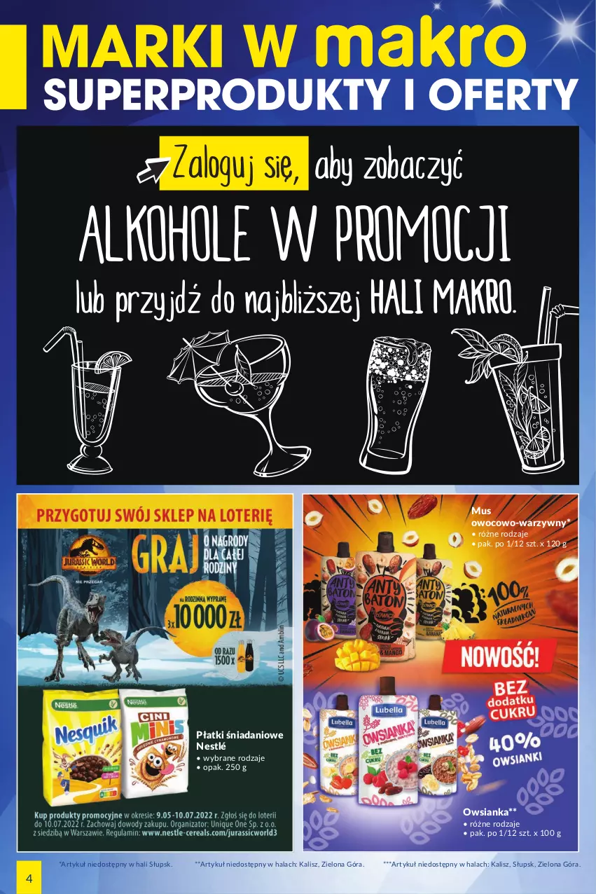 Gazetka promocyjna Makro - [Oferta specjalna] Marki w MAKRO - ważna 09.08 do 22.08.2022 - strona 4 - produkty: Danio, Mus, Nestlé, Owsianka