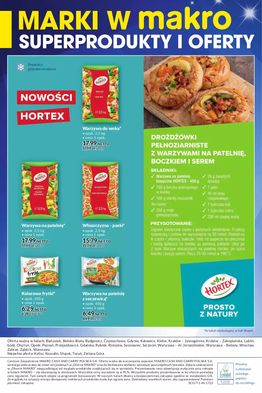 Gazetka promocyjna Makro - [Oferta specjalna] Marki w MAKRO - ważna 09.08 do 22.08.2022 - strona 8 - produkty: Frytki, Gra, Kosz, Papier, Piec, Rum, Sos, Szal, Warzywa, Warzywa do woka