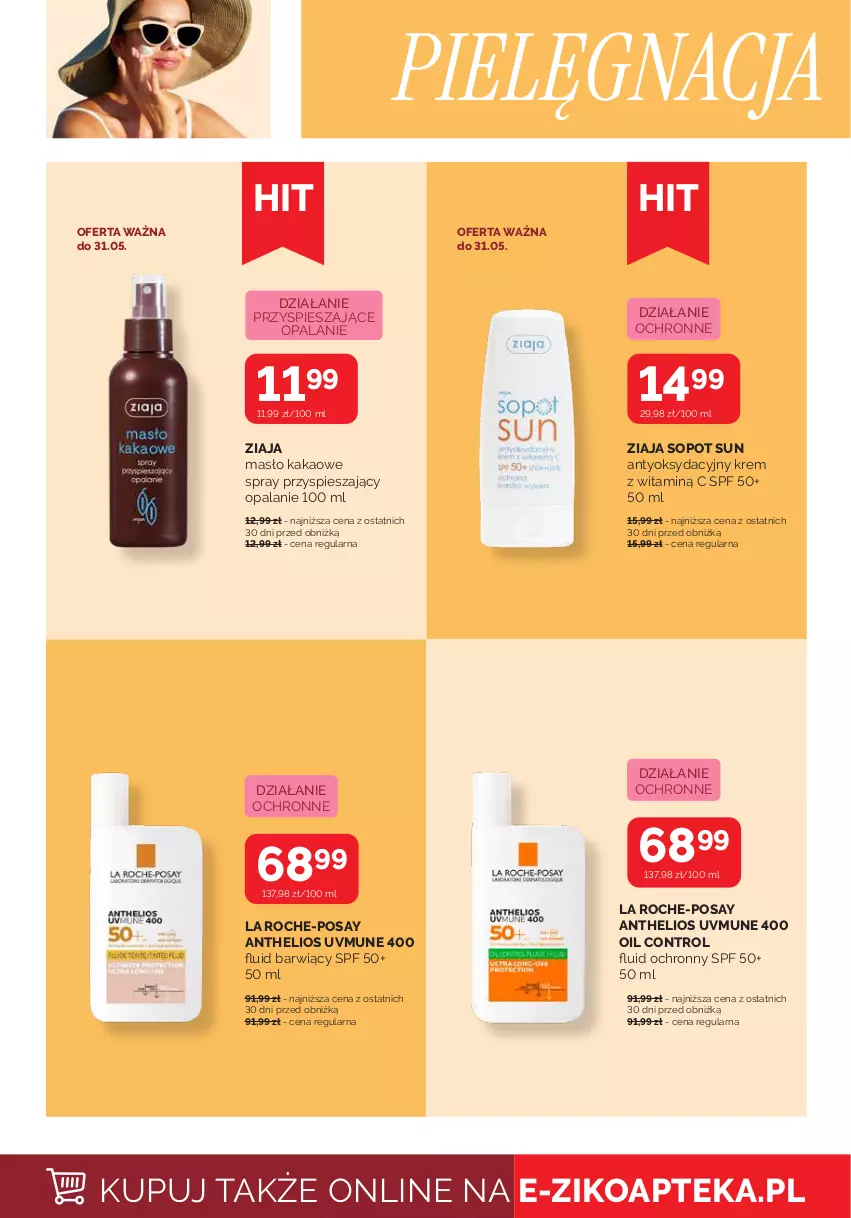 Gazetka promocyjna Ziko - Gazetka Ziko Dermo - ważna 23.04 do 06.05.2026 - strona 8 - produkty: Apteka, Control, Helio, Kakao, La Roche-Posay, Masło, Ziaja