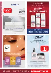 Gazetka promocyjna Ziko - Gazetka Ziko Dermo - Gazetka - ważna od 06.05 do 06.05.2026 - strona 6 - produkty: Ser, Mop, Acer, Kolagen, Krem na noc, L'Biotica, Lierac, Pharmaceris, Apteka, Maska