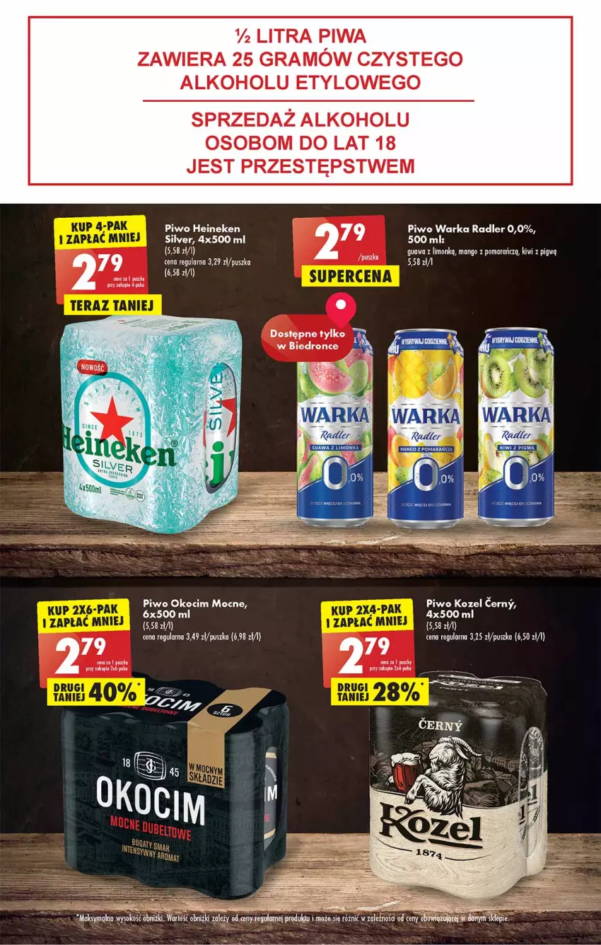 Gazetka promocyjna Biedronka - W tym tygodniu  PN - ważna 09.05 do 14.05.2022 - strona 41 - produkty: Dron, Gra, Heineken, Kiwi, Limonka, Mango, Piwa, Piwo, Radler, Warka