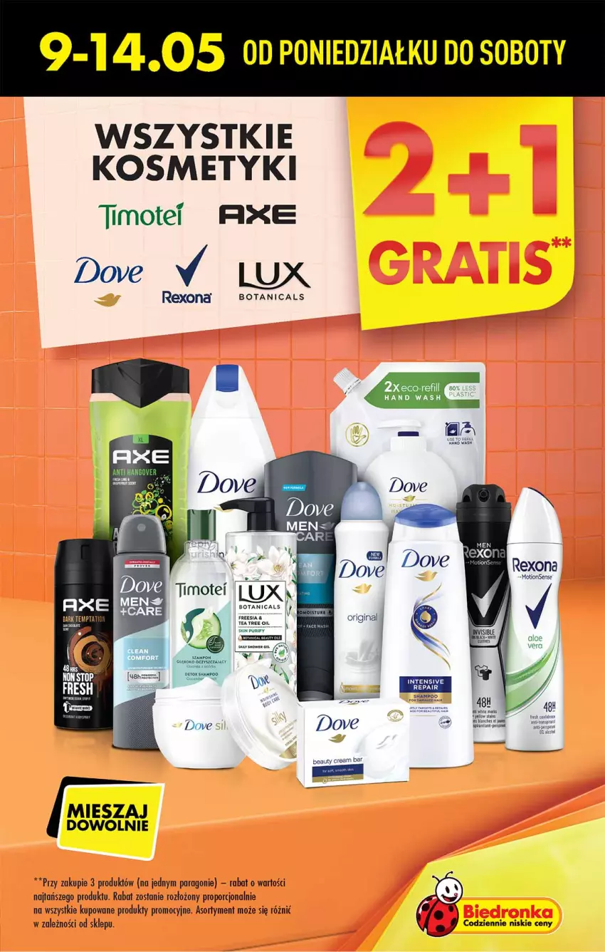 Gazetka promocyjna Biedronka - W tym tygodniu  PN - ważna 09.05 do 14.05.2022 - strona 7 - produkty: Dove, Por, Pur, Rexona