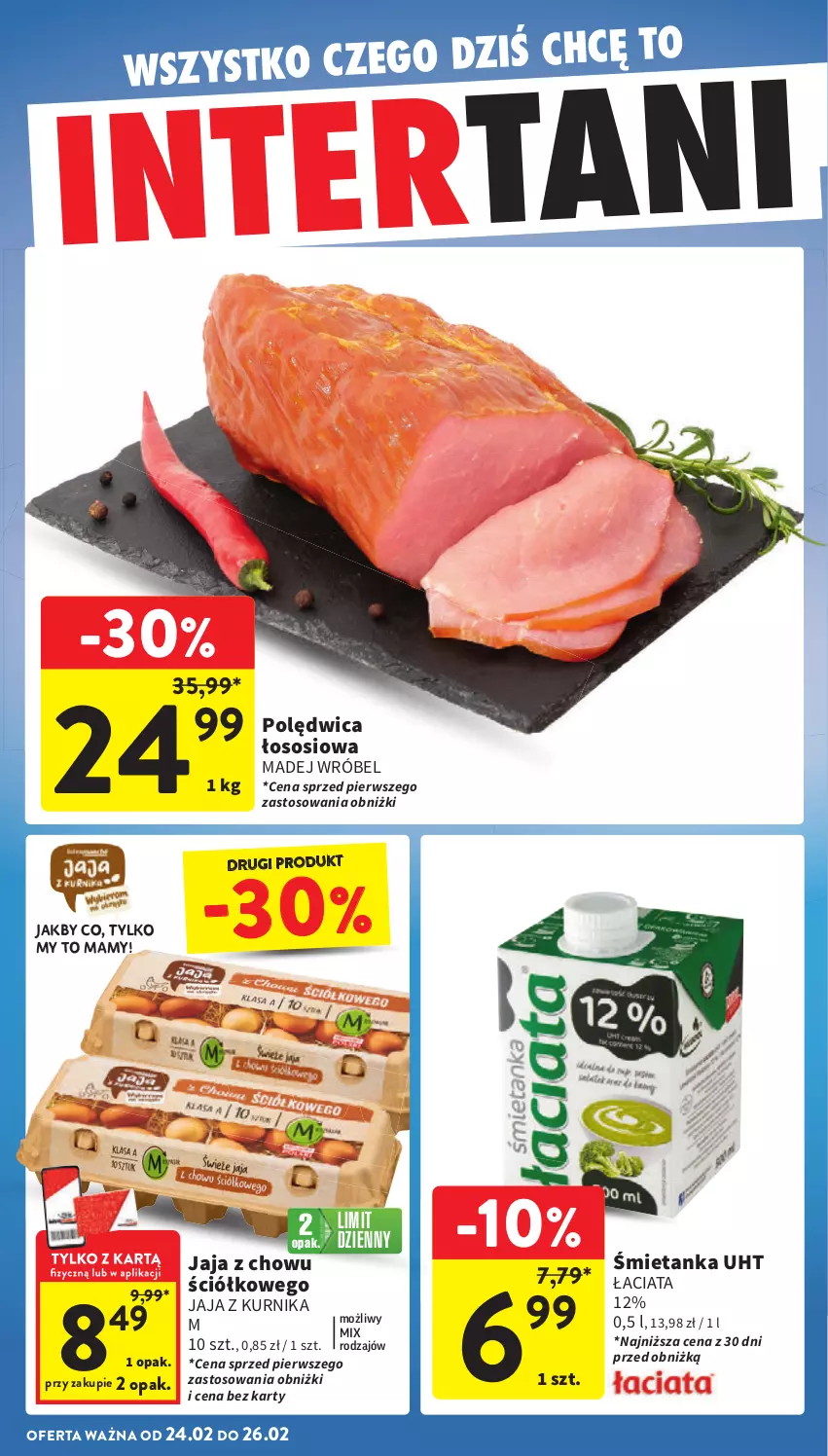 Gazetka promocyjna Intermarche - Gazetka Intermarche - ważna 20.02 do 26.02.2025 - strona 34 - produkty: Jaja, Madej Wróbel, Polędwica, Sos