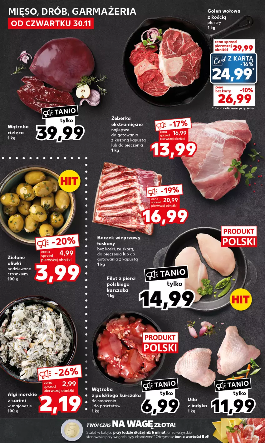 Gazetka promocyjna Kaufland - Mocny Start - ważna 04.12 do 06.12.2023 - strona 12 - produkty: Boczek, Boczek wieprzowy, Drób, Kurczak, LG, Majonez, Mięso, Olej, Oliwki, Pasztet, Piec, Waga