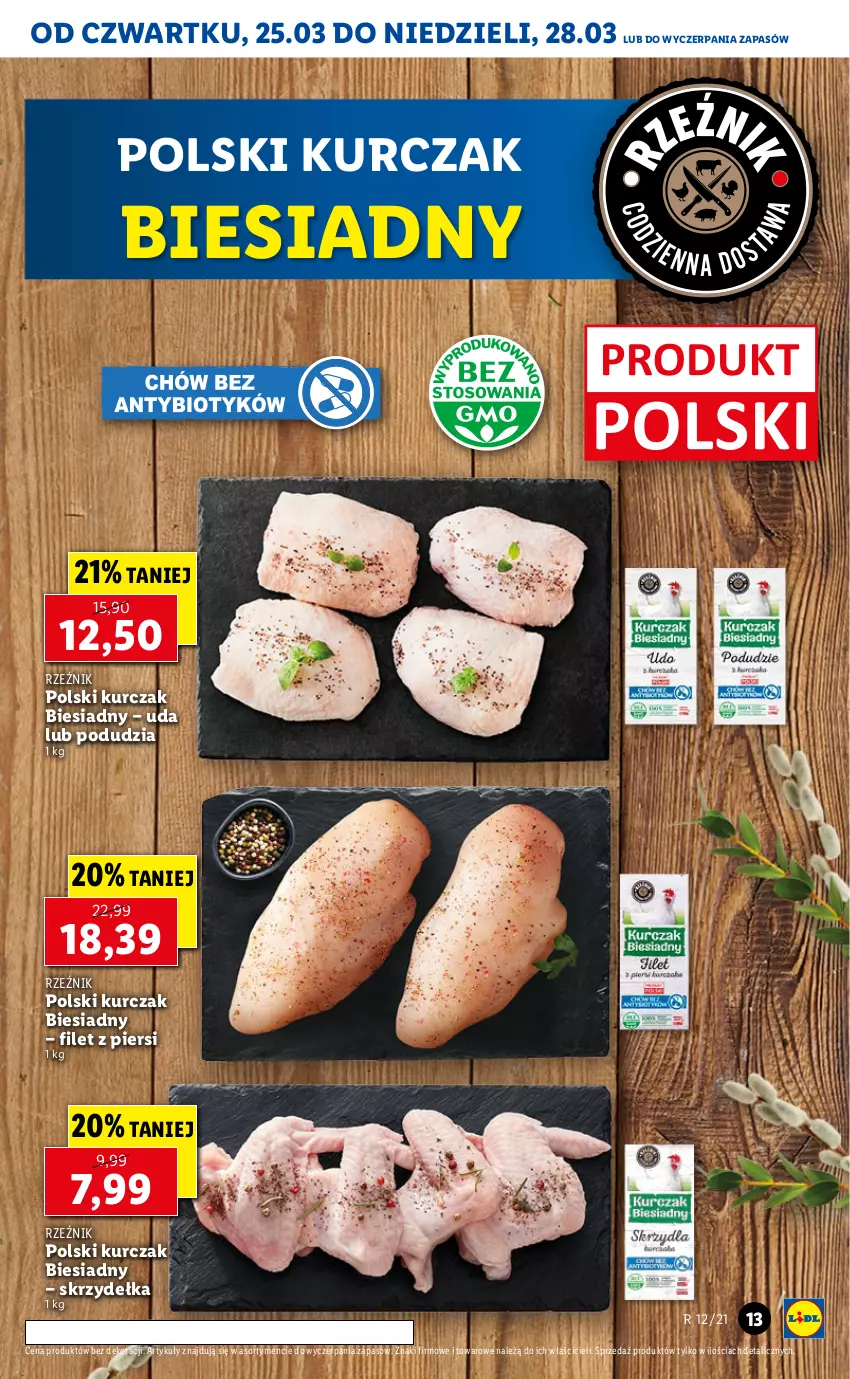 Gazetka promocyjna Lidl - GAZETKA - ważna 25.03 do 28.03.2021 - strona 13 - produkty: Kurczak