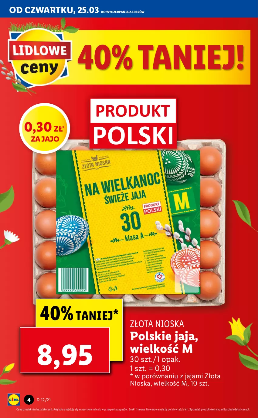 Gazetka promocyjna Lidl - GAZETKA - ważna 25.03 do 28.03.2021 - strona 4 - produkty: Jaja, Por