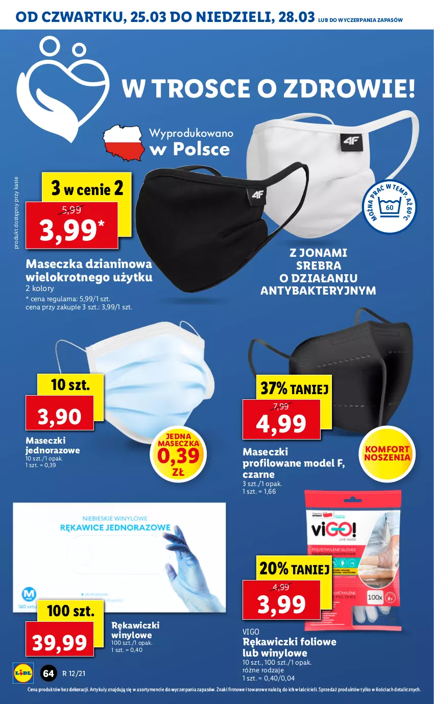 Gazetka promocyjna Lidl - GAZETKA - ważna 25.03 do 28.03.2021 - strona 64 - produkty: Zdrowie