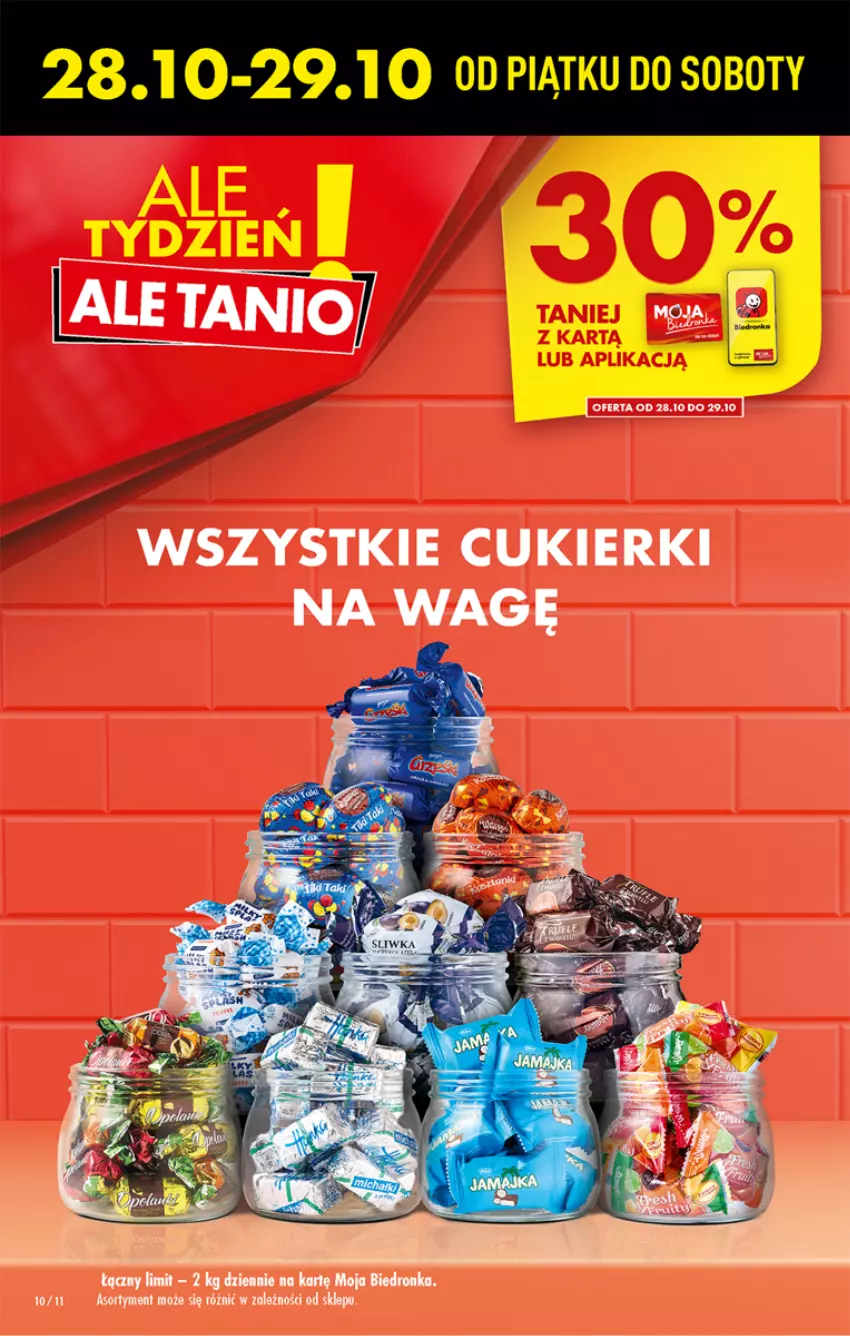 Gazetka promocyjna Biedronka - W tym tygodniu - ważna 27.10 do 02.11.2022 - strona 10 - produkty: Cukier, Cukierki