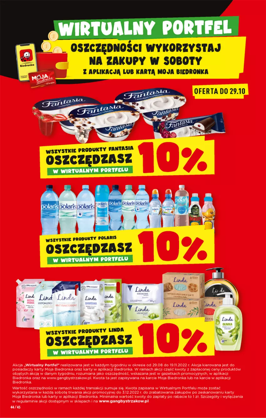 Gazetka promocyjna Biedronka - W tym tygodniu - ważna 27.10 do 02.11.2022 - strona 44 - produkty: Dron, Fa, Fanta, Isana, Por, Rama, Tran