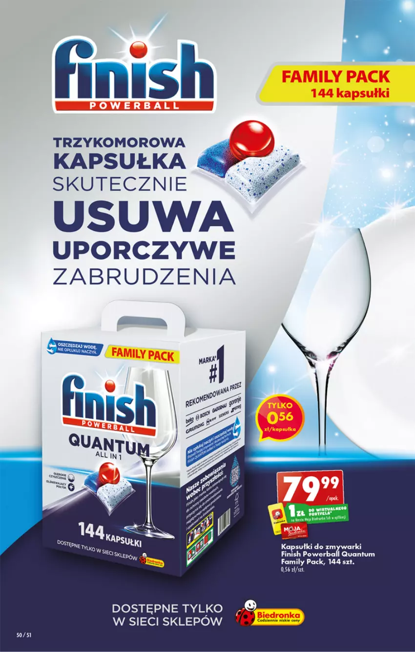 Gazetka promocyjna Biedronka - W tym tygodniu - ważna 27.10 do 02.11.2022 - strona 50 - produkty: Fa, Finish, Por, Zmywarki