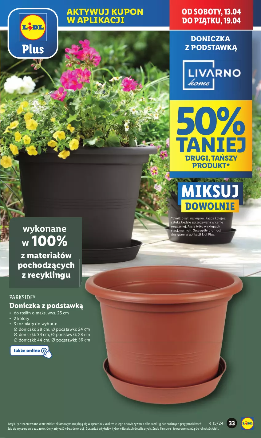 Gazetka promocyjna Lidl - GAZETKA - ważna 08.04 do 13.04.2024 - strona 37 - produkty: Ogród, Olej, Parkside