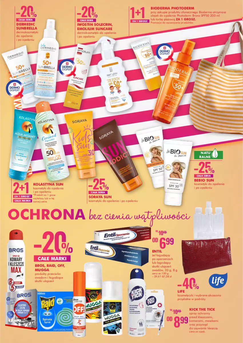 Gazetka promocyjna Super Pharm - Gazetka - ważna 14.06 do 30.06.2021 - strona 5 - produkty: Bioderma, Dermedic, Emolium, Iwostin, Olej, Ser