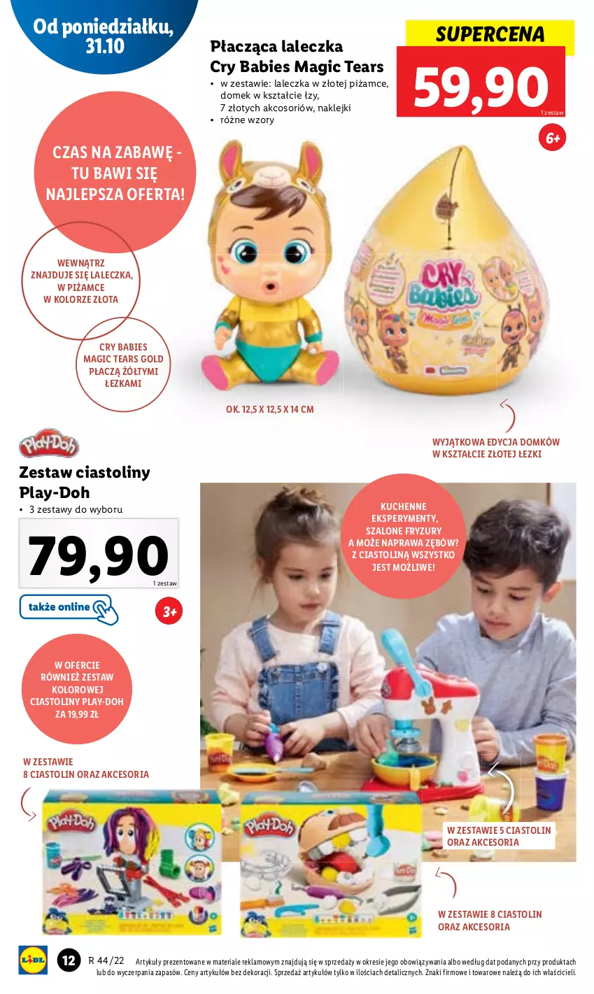 Gazetka promocyjna Lidl - GAZETKA - ważna 31.10 do 05.11.2022 - strona 12 - produkty: Klej, Play-Doh, Szal