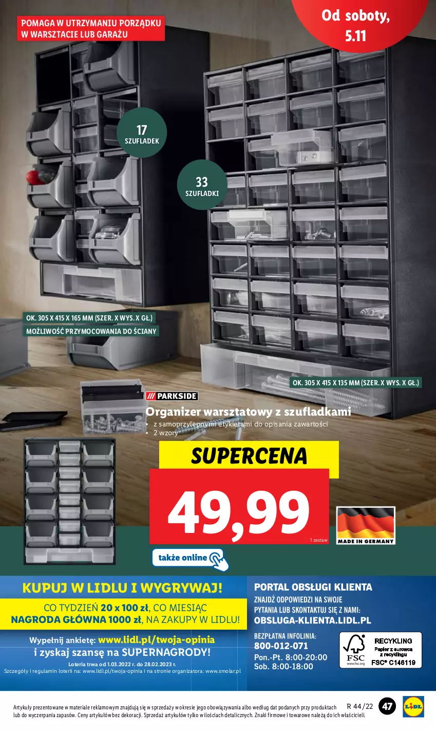 Gazetka promocyjna Lidl - GAZETKA - ważna 31.10 do 05.11.2022 - strona 51 - produkty: Garaż, Gry, Mola, Mop, Organizer, Por, Top