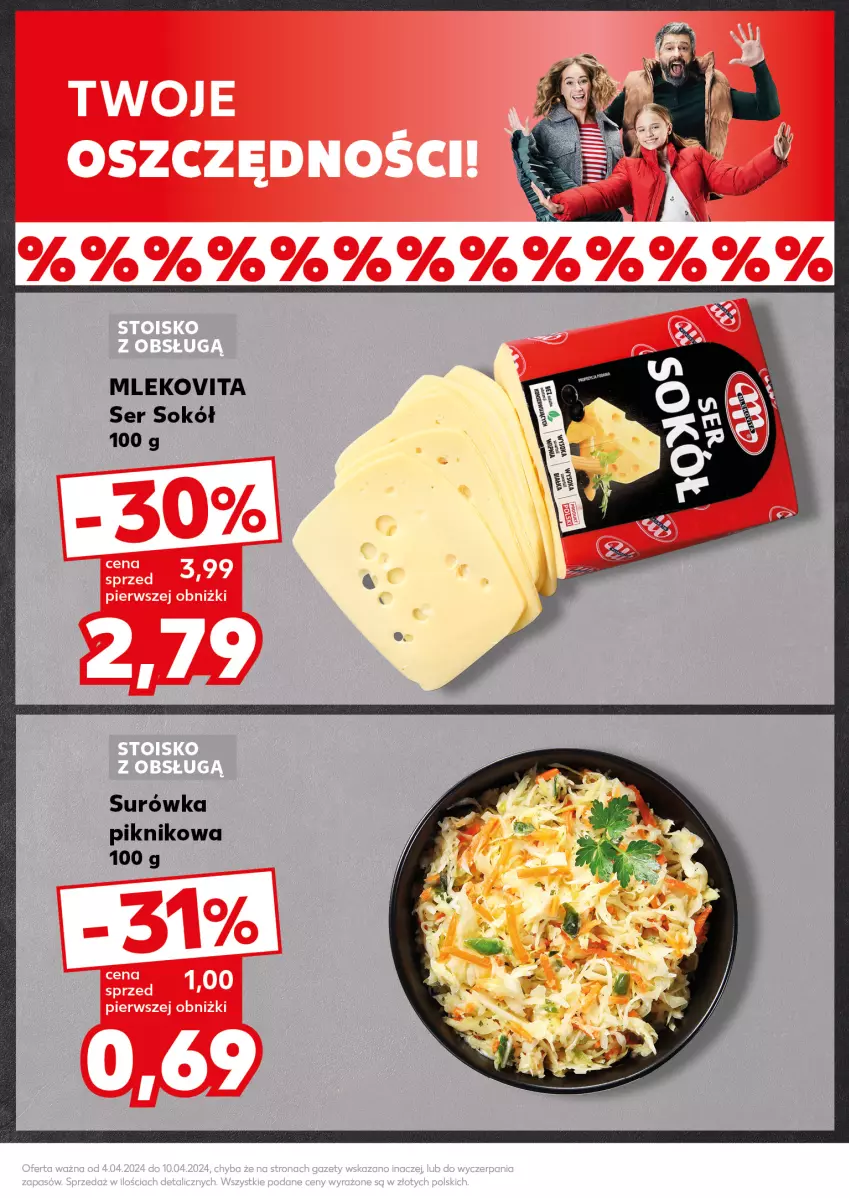 Gazetka promocyjna Kaufland - Kaufland - ważna 08.04 do 10.04.2024 - strona 15 - produkty: Mleko, Mlekovita, Ser, Sok, Sokół, Surówka