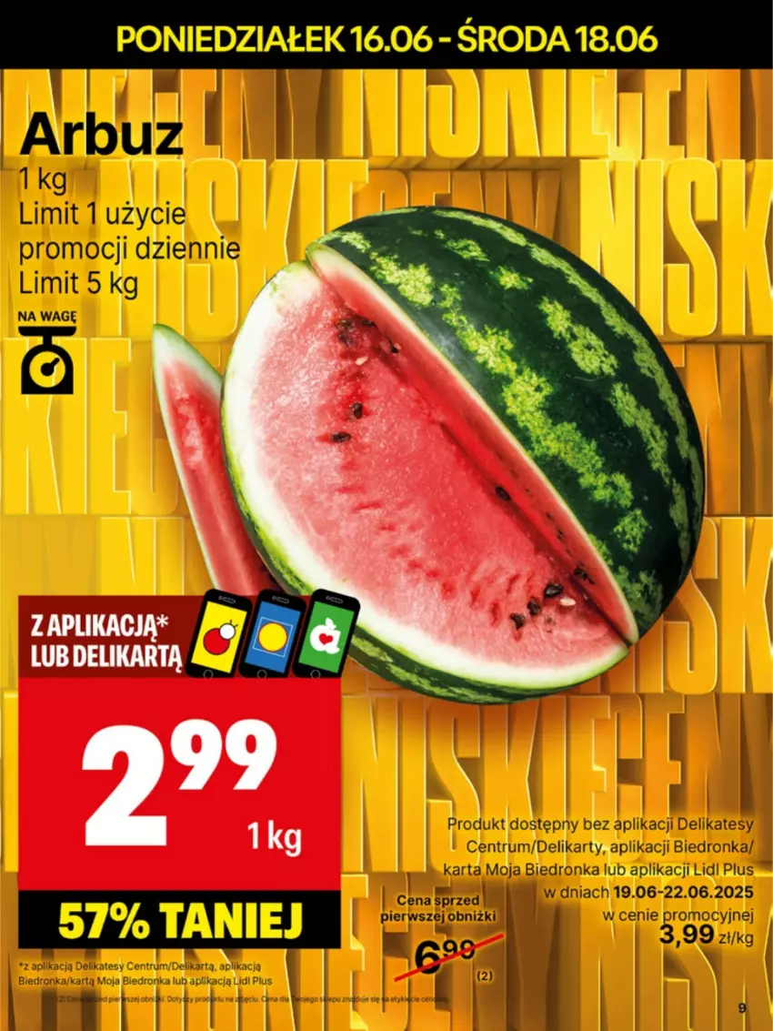 Gazetka promocyjna Delikatesy Centrum - Franczyza DC25 Poniedziałek - ważna 16.06 do 22.06.2025 - strona 9 - produkty: Dron