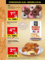 Gazetka promocyjna Delikatesy Centrum - Franczyza DC25 Poniedziałek - Gazetka - ważna od 22.06 do 22.06.2025 - strona 16 - produkty: Rum, Cukier, Croissant, Tarta, Bułka tarta, Bułka