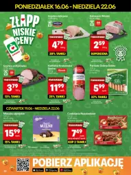 Gazetka promocyjna Delikatesy Centrum - Franczyza DC25 Poniedziałek - Gazetka - ważna od 22.06 do 22.06.2025 - strona 38 - produkty: Ser, Rum, Por, Kiełbasa krakowska, Szynka, Czekolada, Kiełbasa, Miecz