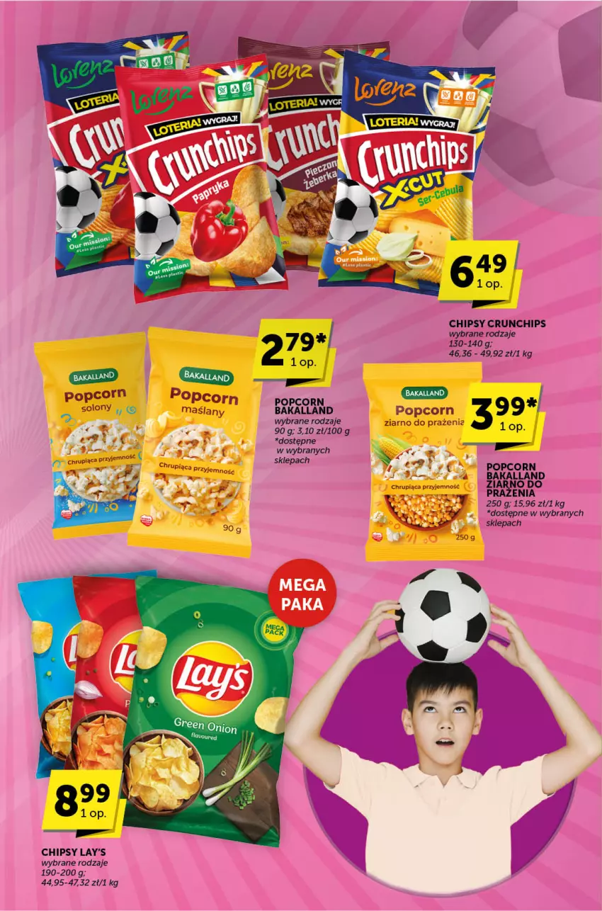 Gazetka promocyjna ABC - ważna 13.06 do 25.06.2024 - strona 23 - produkty: Bakalland, Chipsy, Crunchips, Popcorn