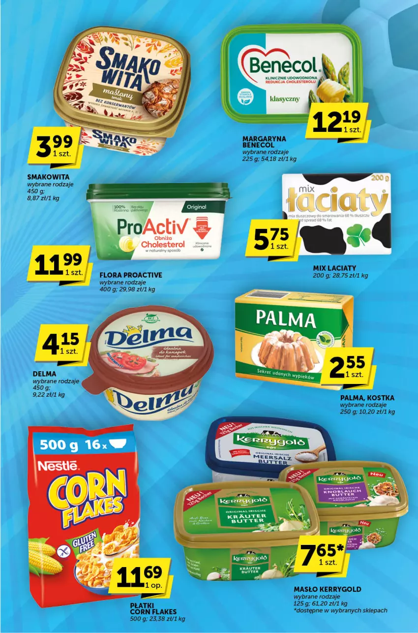 Gazetka promocyjna ABC - ważna 13.06 do 25.06.2024 - strona 6 - produkty: Benecol, Corn flakes, Flora, Margaryna, Masło, Palma, Smakowita