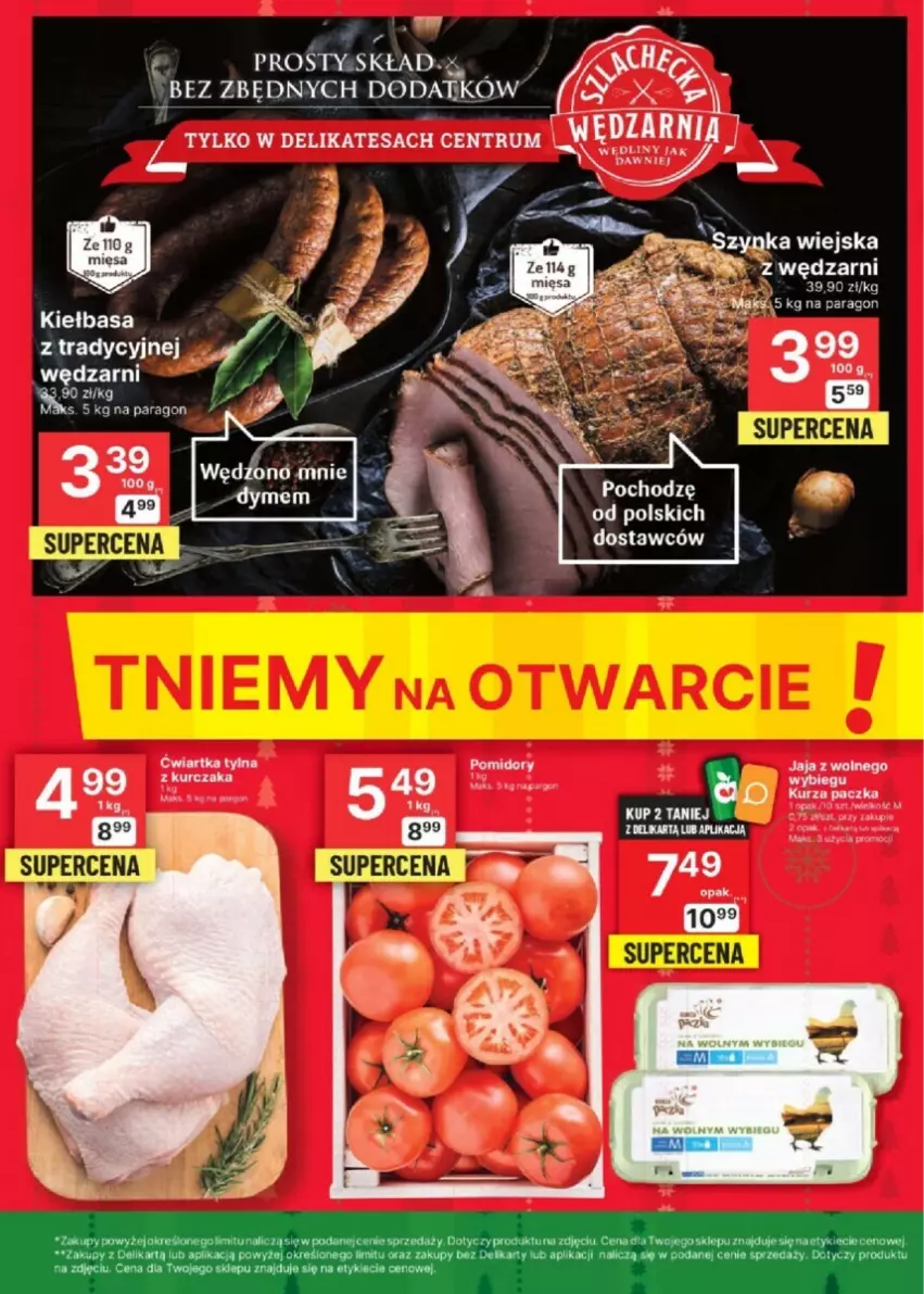 Gazetka promocyjna Delikatesy Centrum - ważna 07.12 do 13.12.2023 - strona 2 - produkty: Fa, Jaja, Kiełbasa, Rum, Szynka