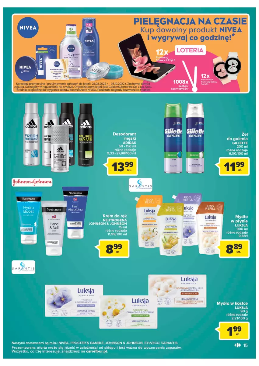 Gazetka promocyjna Carrefour - Gazetka Market - ważna 27.09 do 01.10.2022 - strona 15 - produkty: Fa, Luksja, Neutrogena