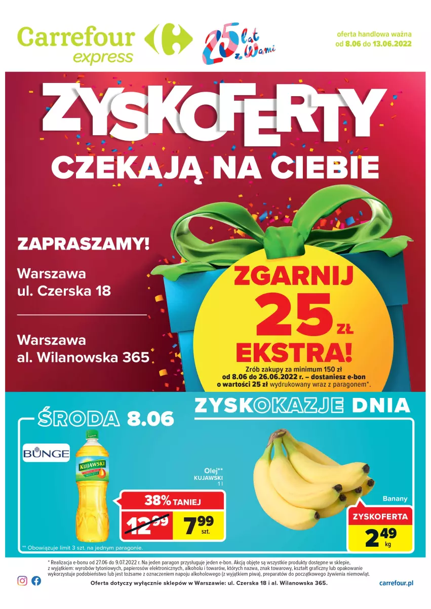 Gazetka promocyjna Carrefour - Gazetka Zyskoferty - ważna 08.06 do 13.06.2022 - strona 1 - produkty: Gra, Kujawski, Papier, Piwa