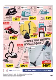 Gazetka promocyjna Carrefour - Gazetka Dom - nasze inspiracje - Gazetka - ważna od 18.03 do 18.03.2023 - strona 19 - produkty: Odkurzacz, Top, Waga łazienkowa, Tefal, Silan, Zelmer, Amica, Waga, Fa